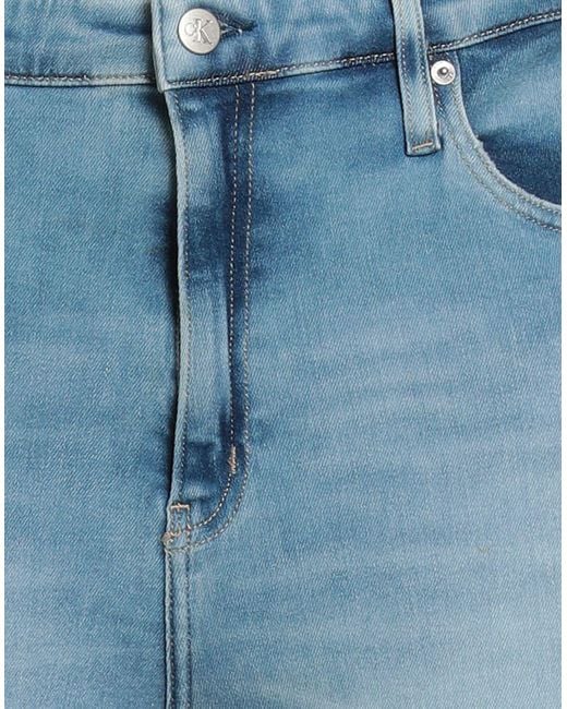 Calvin Klein Blue Jeans Cotton, Polyester, Elastane