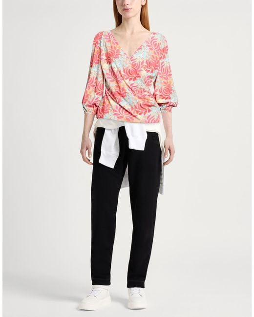 La Petite Robe Di Chiara Boni Pink Coral Top Polyamide, Elastane