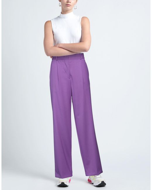 Pantalon MSGM en coloris Purple