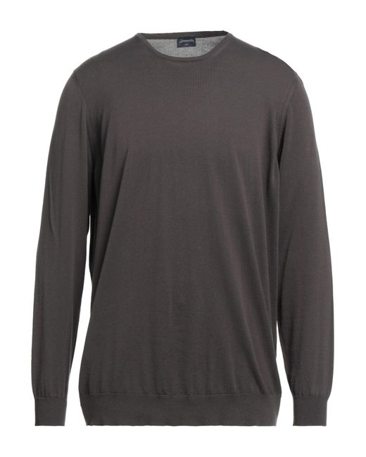 Drumohr Gray Sweater for men