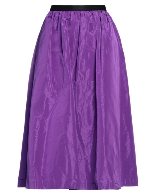 Jucca Purple Midi Skirt