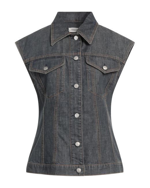 Fabiana Filippi Black Denim Outerwear Cotton