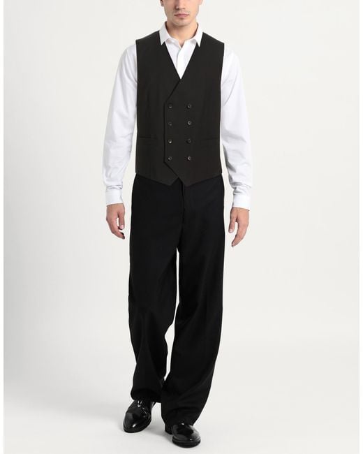Windsor. Black Waistcoat for men