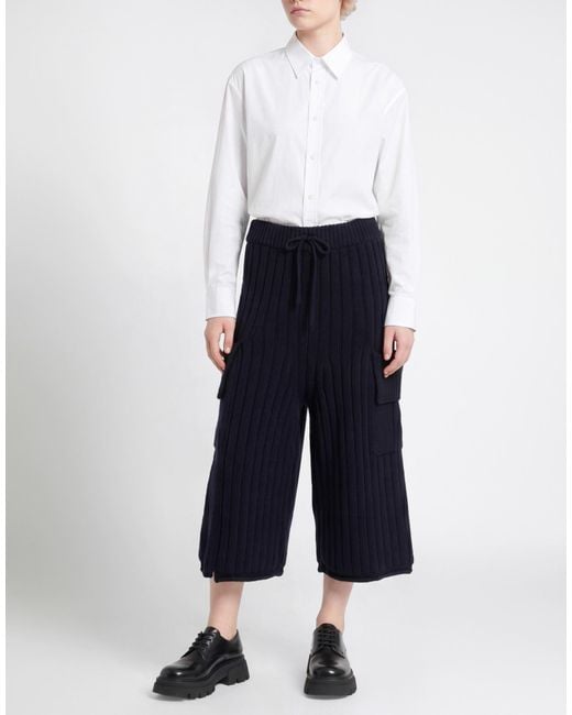 Y's Yohji Yamamoto Blue Midnight Pants Wool