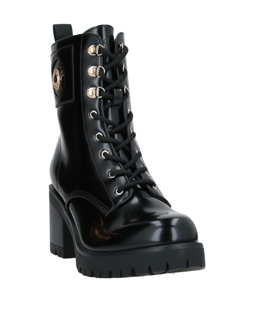 Versace Jeans Couture Black Ankle Boots