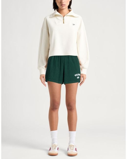 Sporty & Rich Green Dark Shorts & Bermuda Shorts Cotton