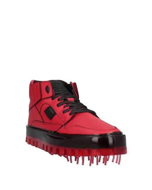 RBRSL RUBBER SOUL Red Sneakers for men