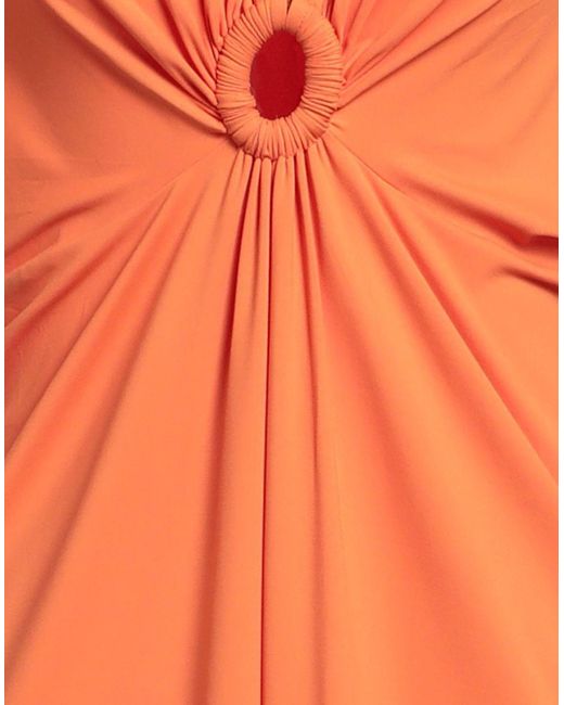 Fisico Orange Midi-Kleid