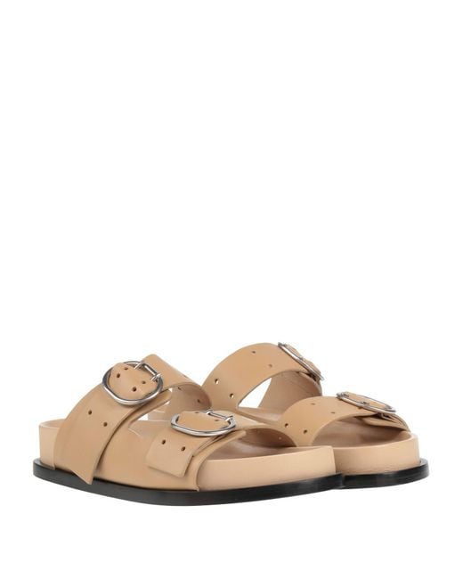 Jil Sander White Sandals Calfskin