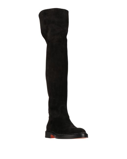 Santoni Black Boots