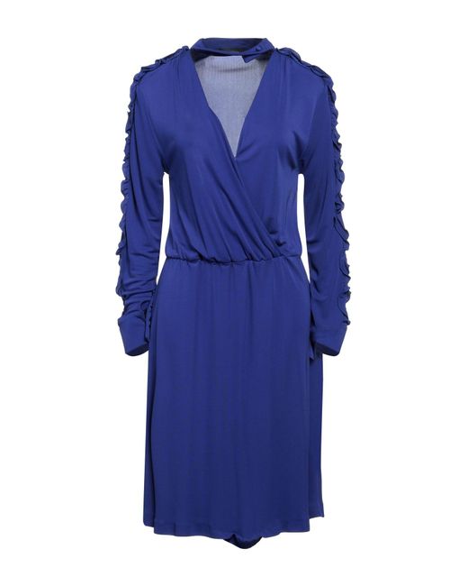 Tru Trussardi Blue Midi Dress