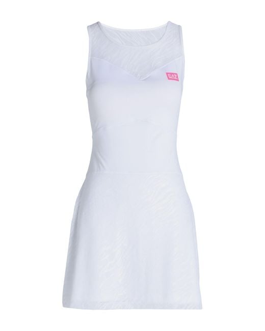 EA7 White Mini Dress