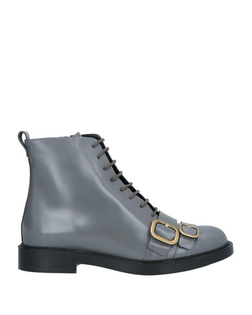 Tod's Gray Stiefelette