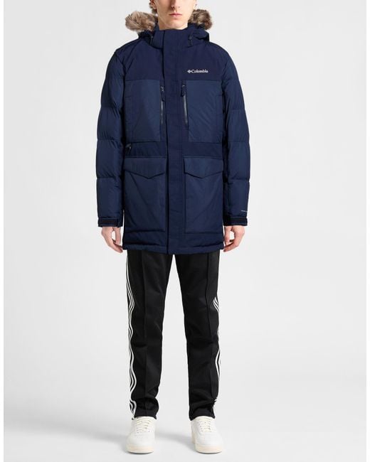 Columbia Blue Puffer Polyester, Cotton for men