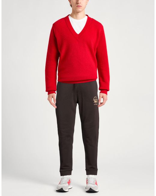La Martina Gray Pants for men
