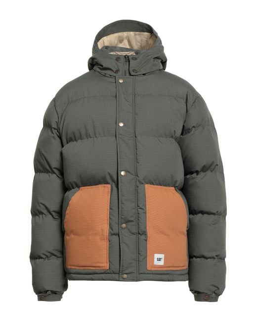 Piumino & Imbottito Sintetico di Caterpillar in Green da Uomo