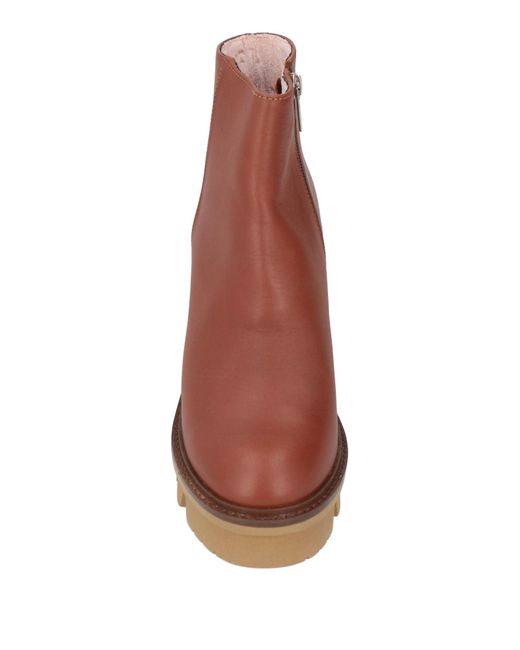 Agl Attilio Giusti Leombruni Brown Ankle Boots Leather