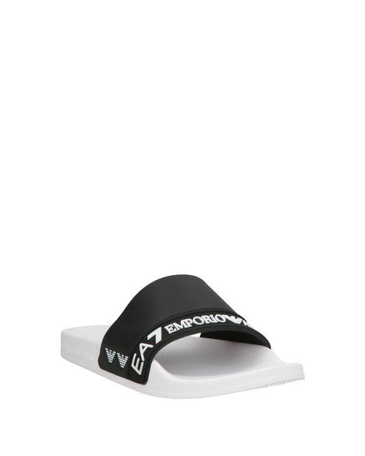 EA7 White Sandals for men