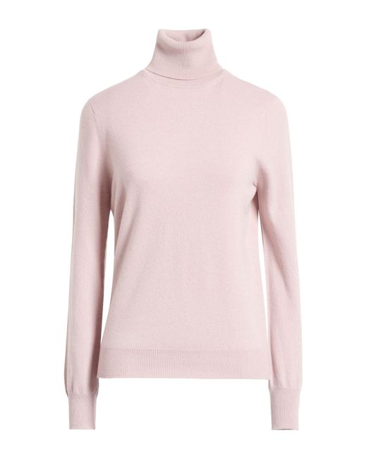 Agnona Pink Turtleneck