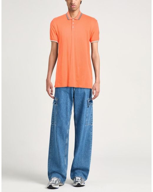 Colmar Orange Polo Shirts for men