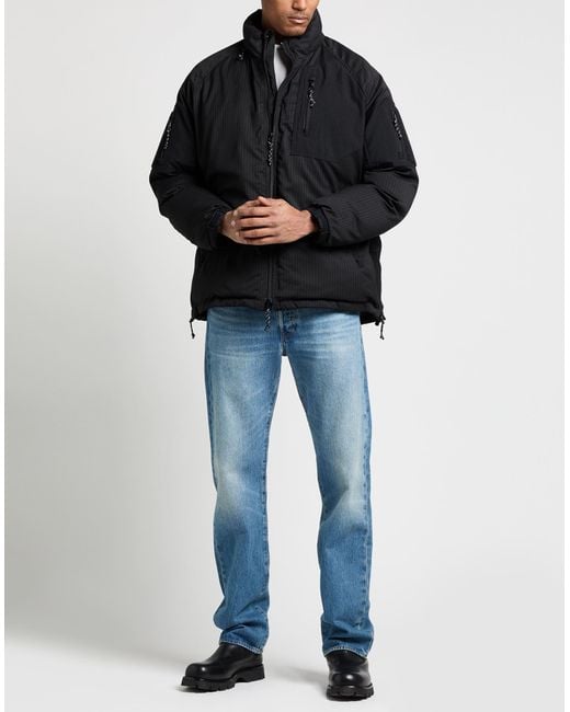 Comme des Garçons Black Jacket Wool, Polyester, Nylon, Polyurethane for men
