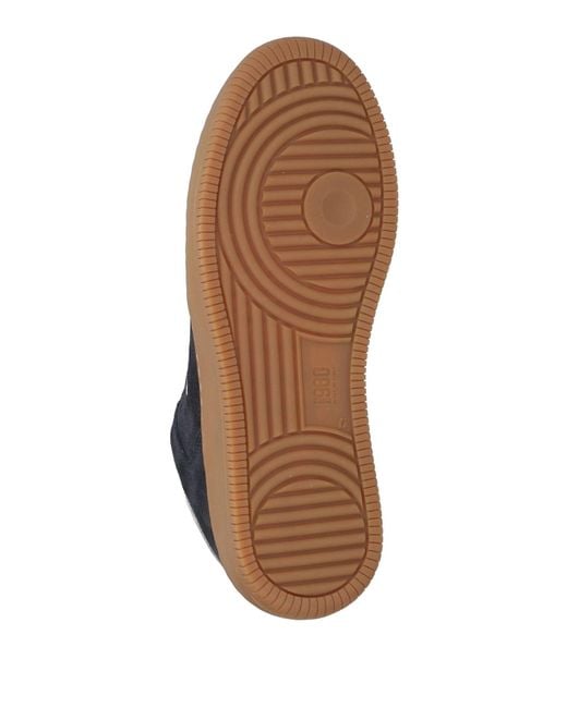 Be980 Blue Sneakers Leather for men