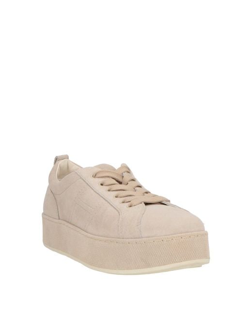 Hogan Natural Sneakers Leather