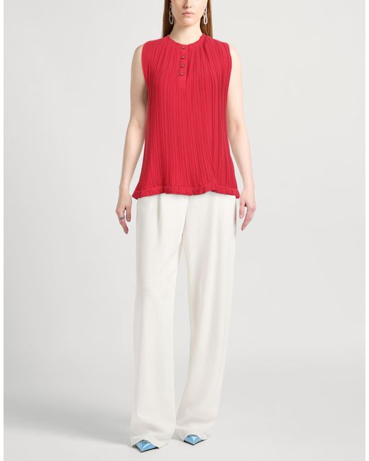 Lanvin Red Top Polyester