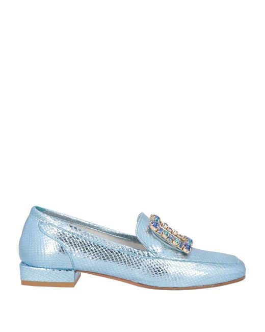 Brock Collection Blue Loafers