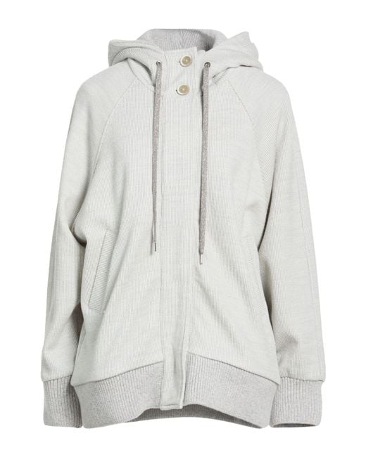 Eleventy Gray Light Sweatshirt Wool, Lyocell, Cotton, Polyamide, Synthetic Fibers