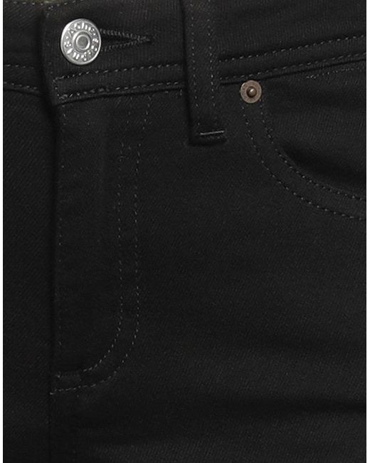 Acne Black Jeans Cotton, Polyester, Elastane