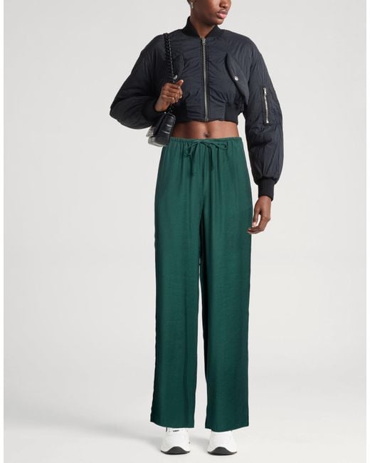 American Vintage Green Pants Modal, Polyester
