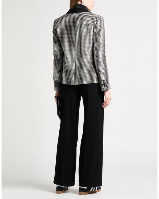 Lardini Black Blazer Wool