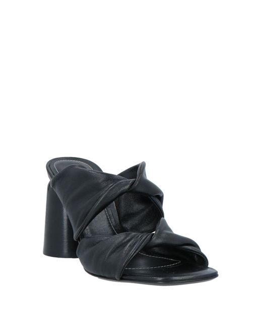 Halmanera Black Sandals