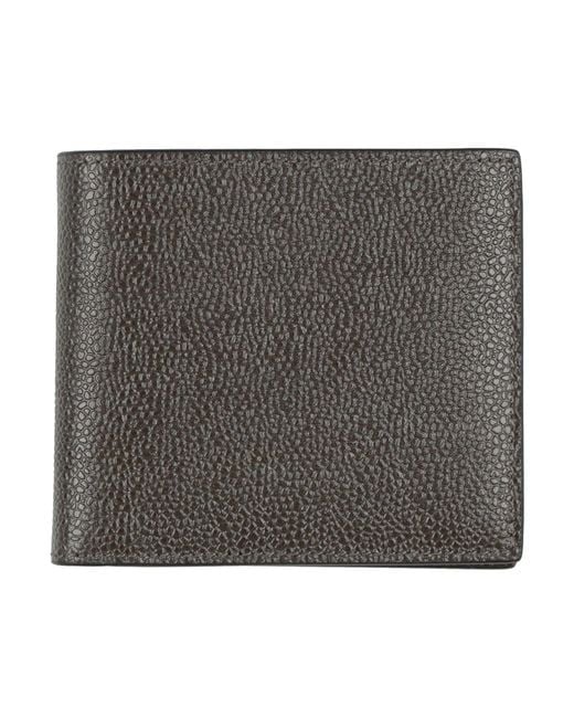 Thom Browne Gray Wallet Soft Leather for men