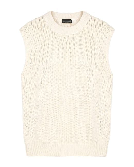 Pullover Roberto Collina de color Natural