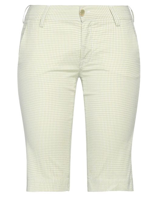 Jacob Cohen Natural Shorts & Bermuda Shorts Cotton, Polyamide, Elastane