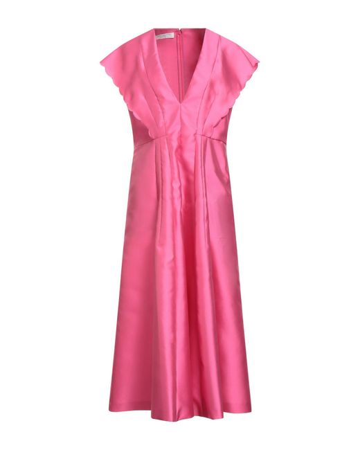 Philosophy Di Lorenzo Serafini Pink Maxi Dress Polyester