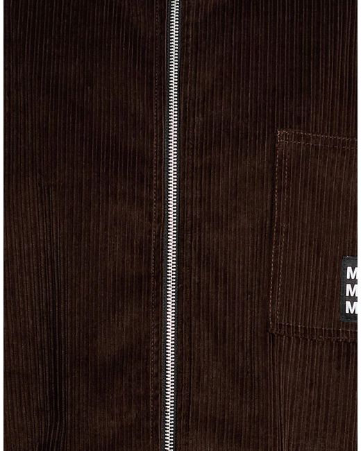 Market Brown Dark Jacket Cotton, Elastane for men