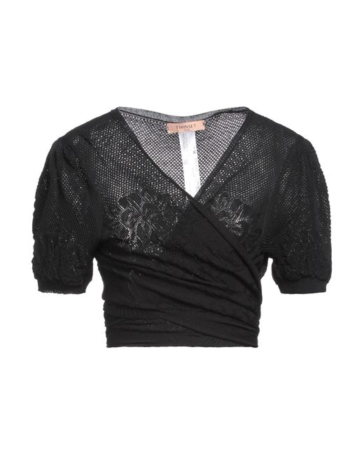 Twinset Black Wrap Cardigans