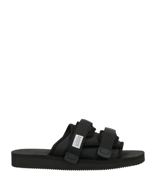 Suicoke Black Sandals for men