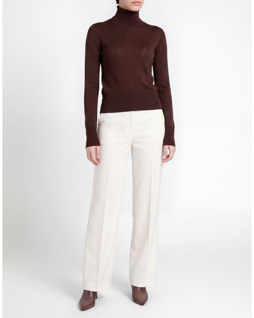 Alpha Studio Brown Rollkragenpullover