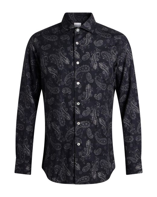 Bagutta Blue Shirt Cotton for men