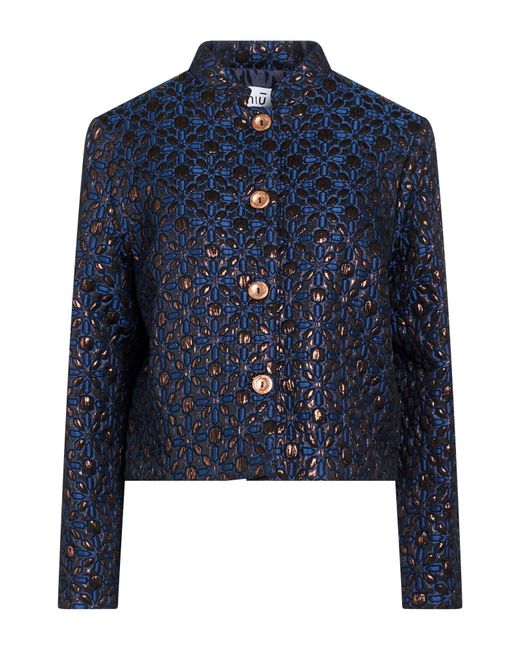 Niu Blue Jacket Polyester, Cotton, Polyamide