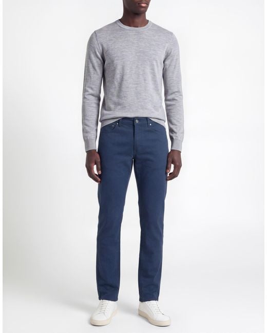 BARMAS Blue Pants Cotton, Elastane for men