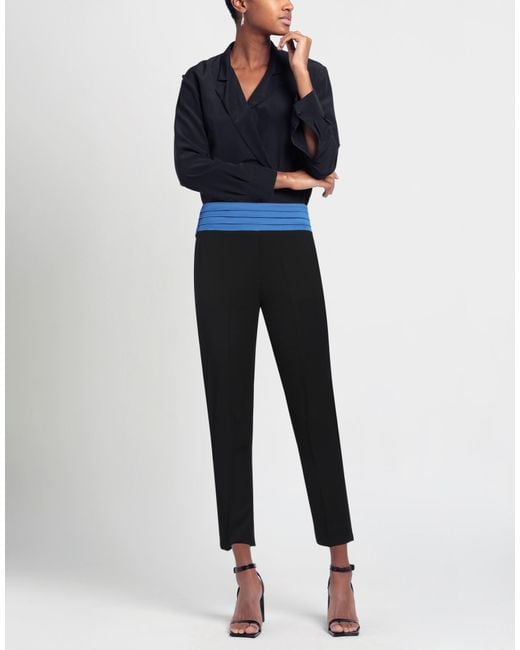 Camilla Black Pants Polyester, Elastane
