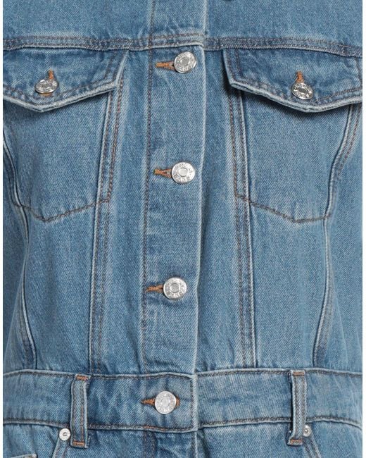 Moschino Blue Mini Dress Cotton
