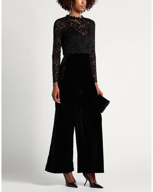 Dixie Black Jumpsuit Polyester, Polyamide, Elastane