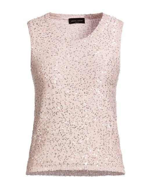 Pullover Roberto Collina en coloris Pink