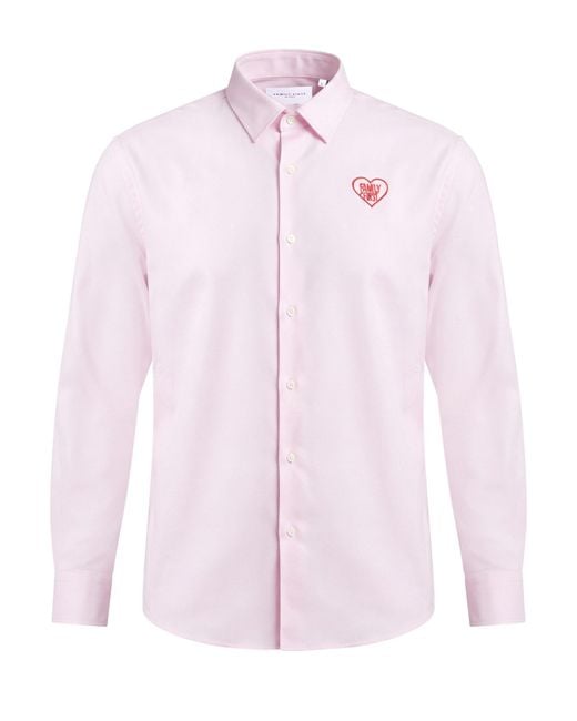 FAMILY FIRST Pink Shirt Cotton for men